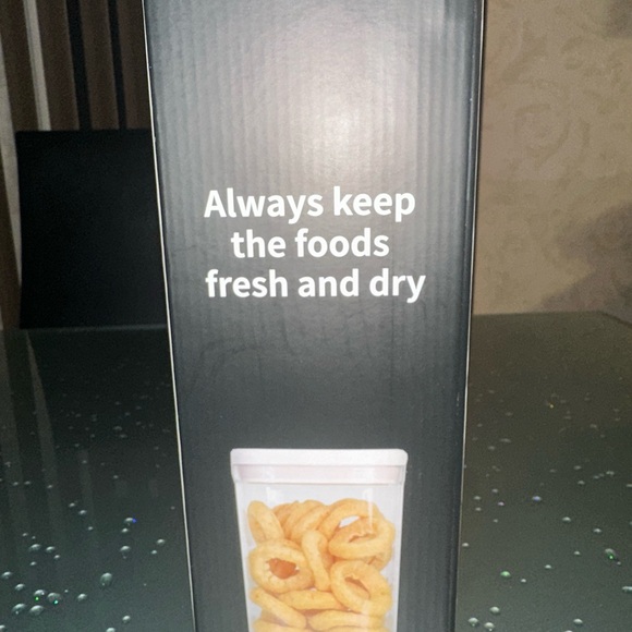 6pc, Gourmet Edge BPA free Dry Food Pantry Organizer Container Set - Picture 3 of 4